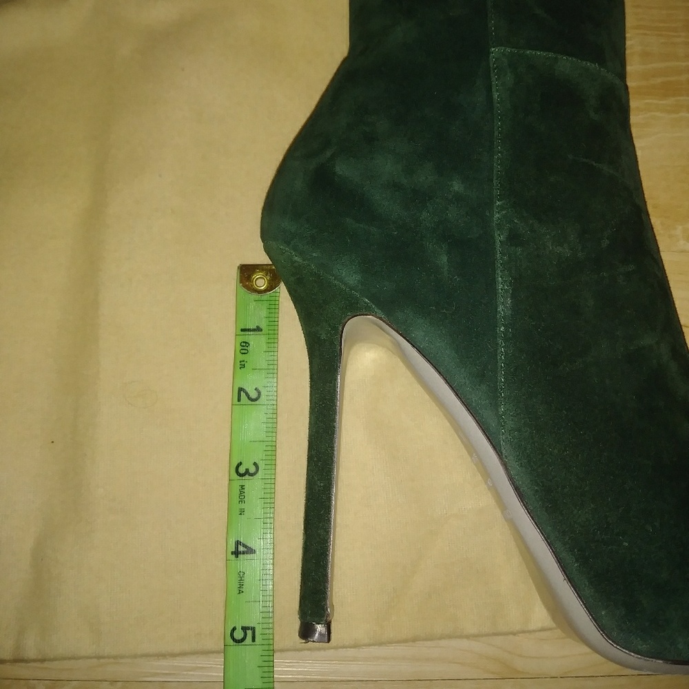 Sergio Rossi suede knee boots US 8
